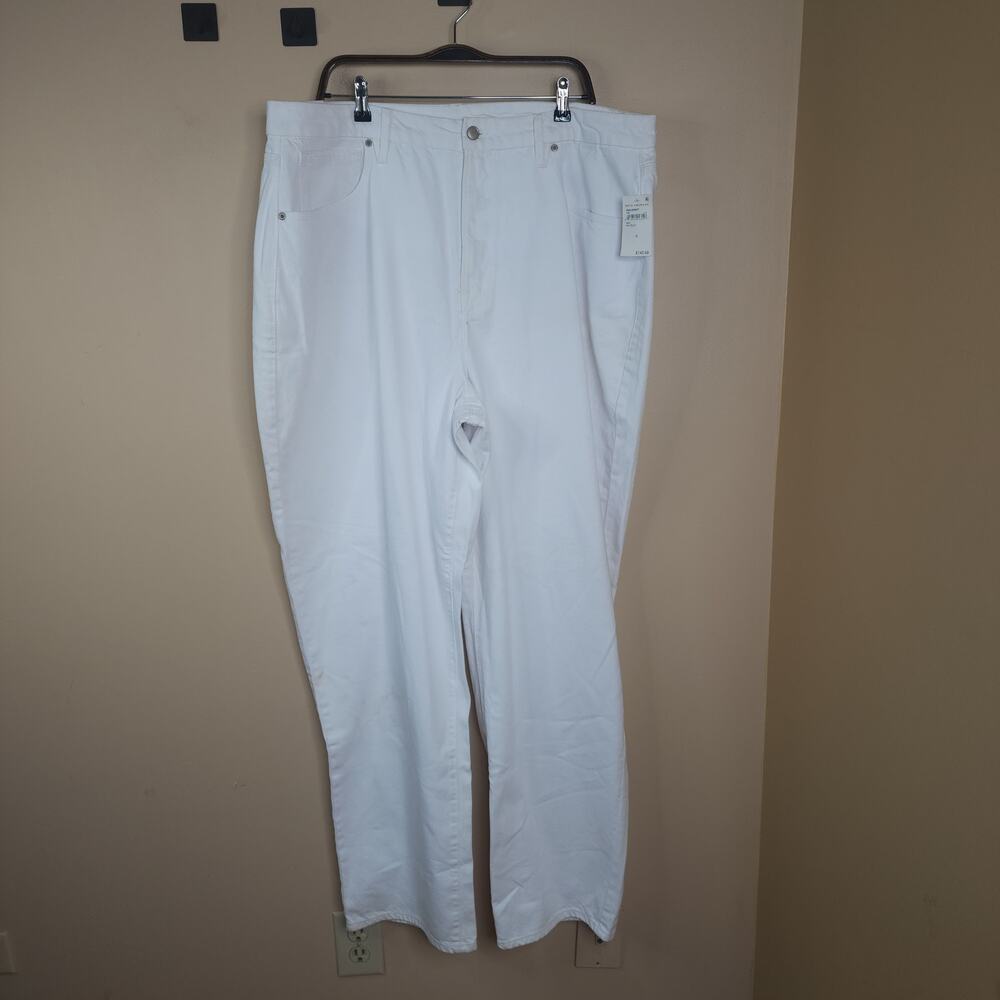 Good American Good '90s Loose Fit Jeans In White Size 16